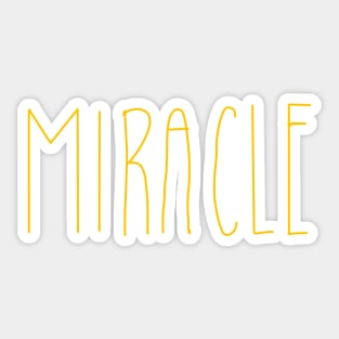 Miracle Collection Sticker